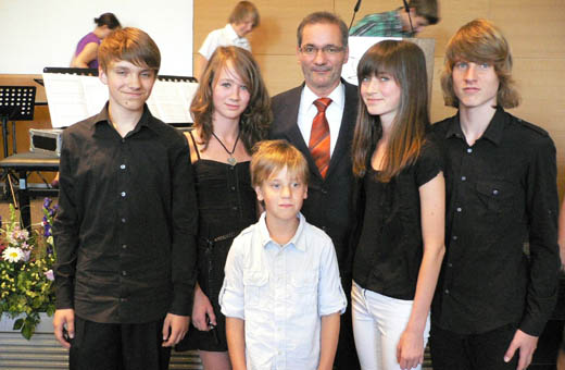 Mai 2011 Ehrung der Preisträger Landeswettbewerb »Jugend musiziert« durch Ministerpräsidenten Matthias Platzeck in der Staatskanzlei