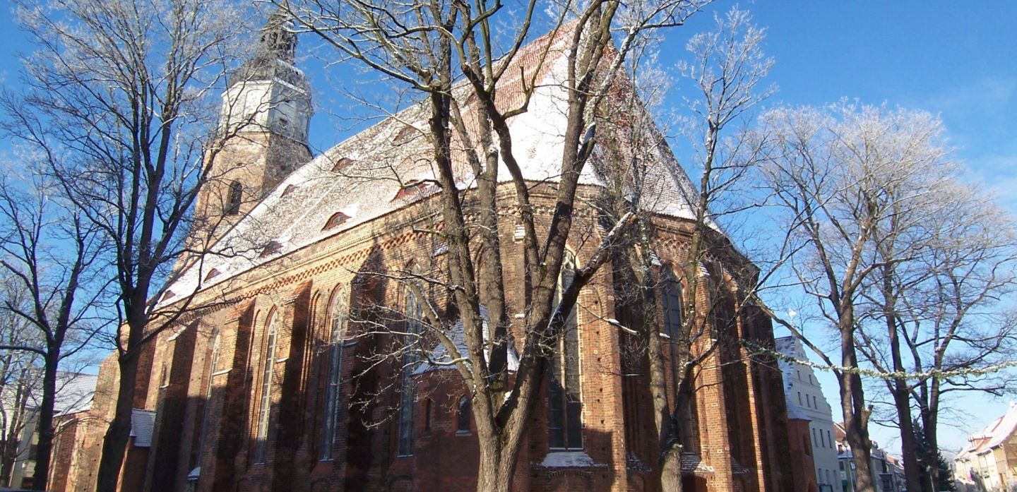 St. Marien im winterlichen Herzberg