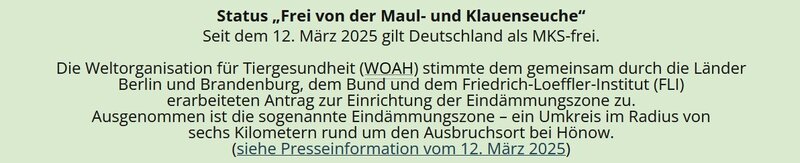 Maul- und Klauenseuche