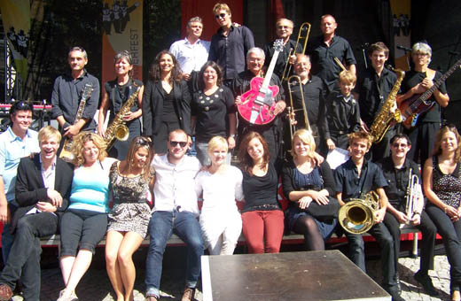 August 2012 Internationales Bigband-Projekt anlässlich des Sängerfestes in Finsterwalde