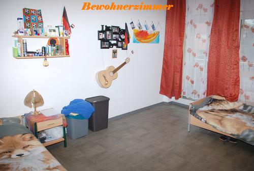 Jugendwohnheim Bewohnerzimmer