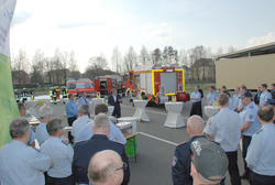 Die wichtige Feuerwehrarbeit im Landkreis verdient Unterst&uuml;tzung vonseiten der Politik mit Blick auf die Ausr&uuml;stung und die &Uuml;bungseins&auml;tze, sagte der Landrat bei der &Uuml;bergabe der &Uuml;bungsmodule in Herzberg.